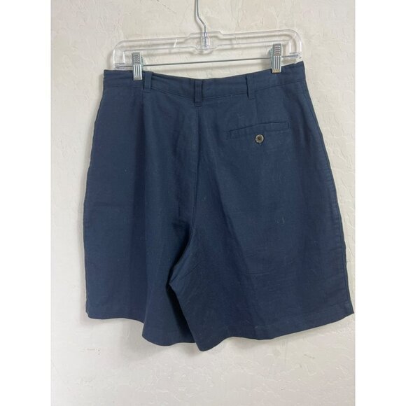 Bugle Boy for Her Blue Navy Shorts 7inch Inseam Classic Vintage Shorts Sz 14 Ram - Picture 4 of 7